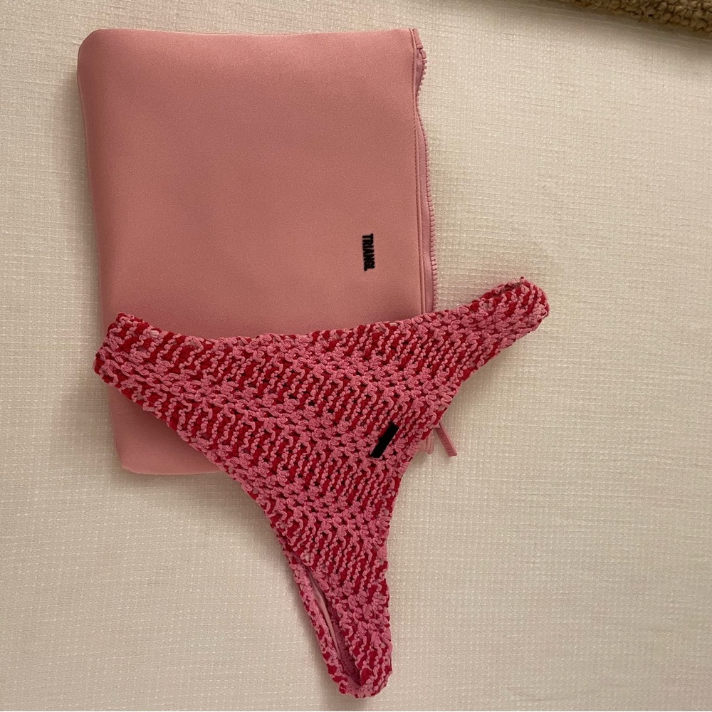 Triangl Bikini pink bag